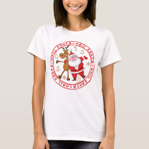 T-shirt cadeau drôle pour noël Hail Père Noël