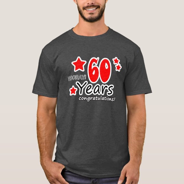 T-shirt Cadeau du 60e anniversaire (Devant)