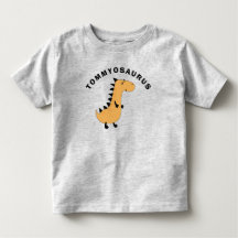T-shirt Cadeau Enfant avec un joli dinosaure et so
