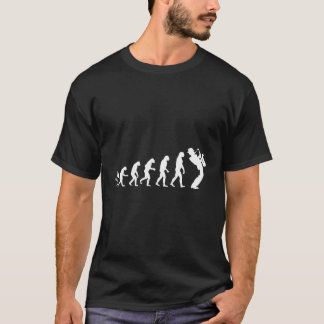 T-shirt Cadeau Évolution Saxophone Pour Musiciens Saxophon