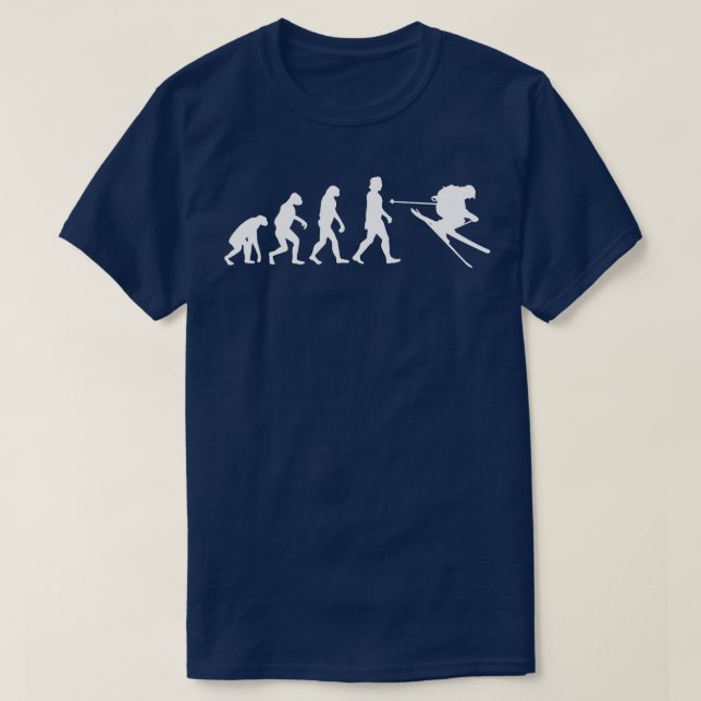 T-shirt Cadeau Evolution Ski (Design devant)