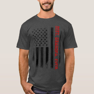 T-shirt Cadeau Fête des pères Mens Pour Papa Best Grandpa