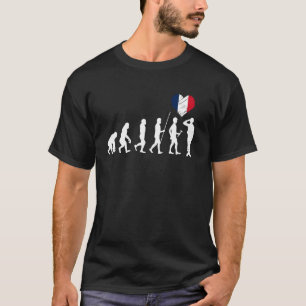 T-shirt Cadeau France Drapeau Français Tour Eiffel Frankre