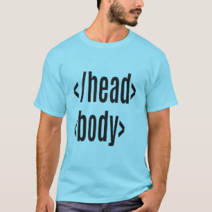 T-shirt Cadeau Geek de la tête