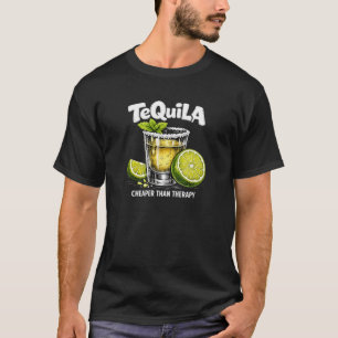 T-shirt Cadeau Graphique Cocktail Amateur de Tequila