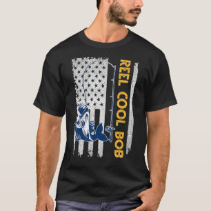 T-shirt Cadeau homme Fête des Pères Reel Cool Bob Fish Dra