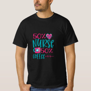 T-shirt Cadeau infirmière 50 Infirmière 50 café
