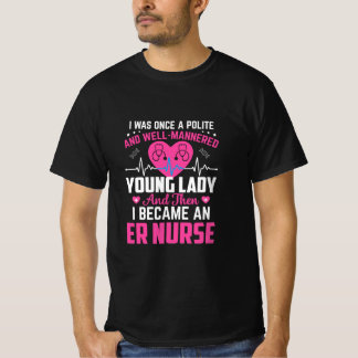 T-shirt Cadeau Infirmière J'Étais Autrefois La Belle Infir