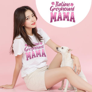 T-shirt Cadeau italien Greyhound Mama Iggy pour maman chie