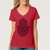 Cadeau juif Hamsa Evil Oeil géométrique Judaïque