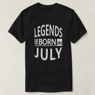 T-shirt Cadeau-Légendes drôles/fraîches d'anniversaire de