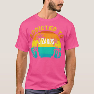 T-shirt Cadeau Lizards accroché aux lézards