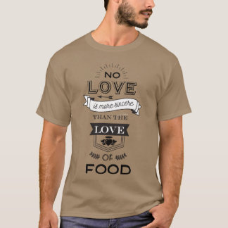 T-shirt Cadeau Love Of Food