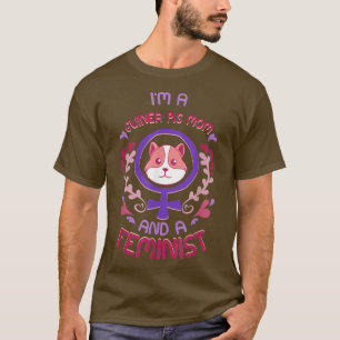 T-shirt cadeau maman cobaye, je suis maman cobaye et f