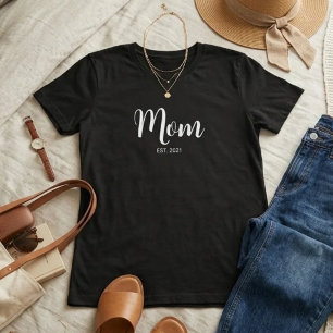 T-shirt Cadeau Maman Fondée Nouvelle Maman