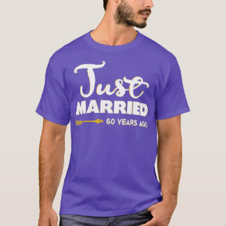 T-shirt Cadeau mariage Anniversaire Il Y A 60 Ans