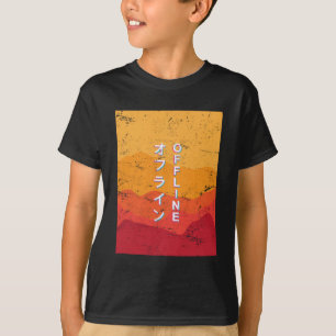 T-shirt Cadeau mélancolique de Vaporwave off-line