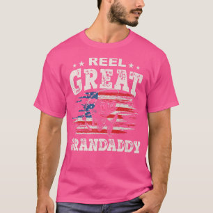 T-shirt Cadeau Mens Pour Fête des pères Tee Fishing Reel G