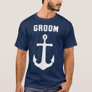 T-shirt Cadeau nautique d'ancrage de marié voilier Yacht85