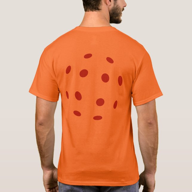 T-shirt Cadeau orange géant de PIckleball (Dos)