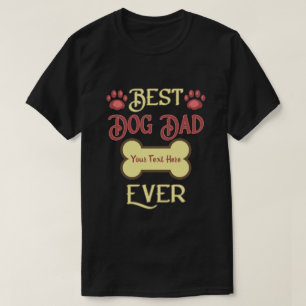 T-shirt cadeau personnalisé Chien papa - Chien propriétair