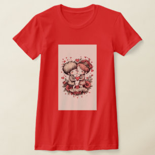 T-shirt Cadeau personnalisé de la Saint-Valentin