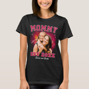 T-shirt Cadeau personnalisé pour la fête des pères avec ph
