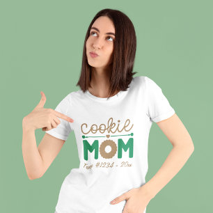 T-shirt Cadeau personnalisé pour la maman des cookies Girl