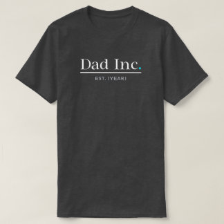 T-shirt Cadeau personnalisé pour nouvellement papa avec l'