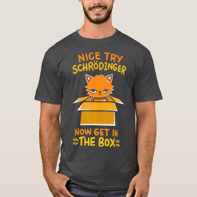 T-shirt Cadeau physique quantique pour un fan de schroding (Devant)