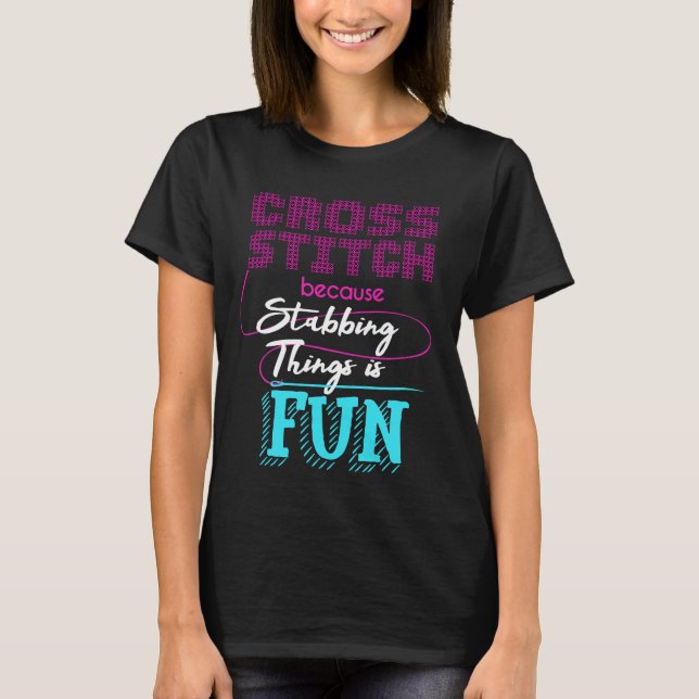 T-shirt Cadeau piquant de couture de femmes d'hommes de (Devant)
