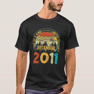 T-shirt Cadeau Pour 10 Ans : Décembre 2011 Limited Editi