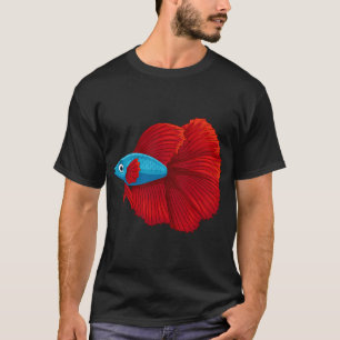 T-shirt cadeau pour amateur de poisson combattant