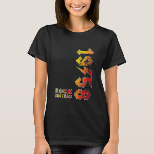 T-shirt Cadeau pour amateurs de musique rétro édition rock