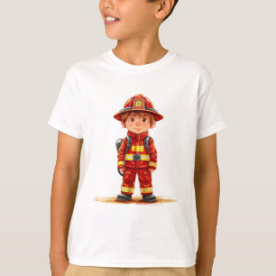 T-shirt 👨🚒 Cadeau pour enfants Héros Petit Pompiers Mig