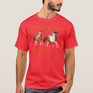 T-shirt Cadeau pour les amateurs de Cheval Gratuit équitat