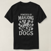 Cadeau pour les amateurs de Mahjong et de chiens d
