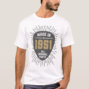 T-shirt Cadeau pour Made in 1951