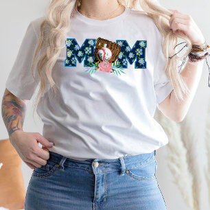 T-Shirt Cadeau Pour Maman, Vibes De Baseball T-Shi