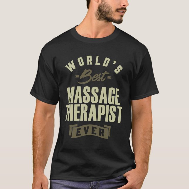 T-shirt Cadeau pour massothérapeute (Devant)