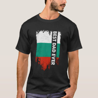 T-shirt Cadeau Pour Papa Bulgare Meilleur Papa Bulgare Jam