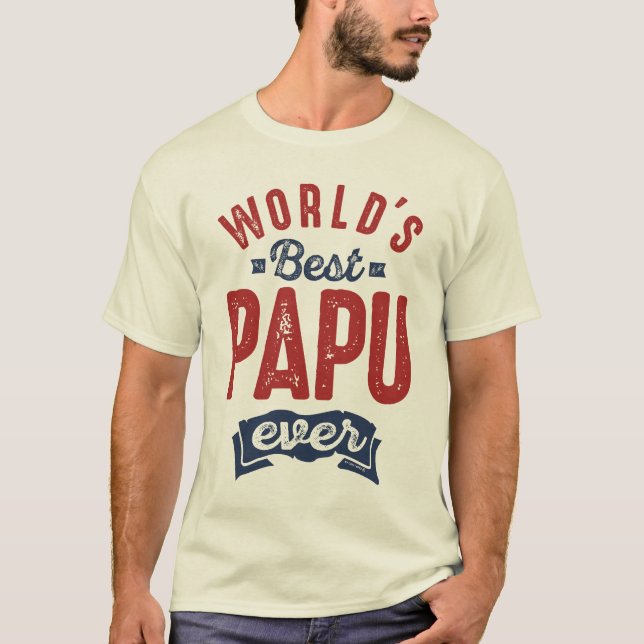 T-shirt Cadeau pour Papu (Devant)