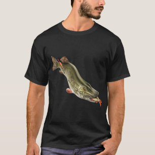 T-Shirt cadeau pour pêcheurs de brochets du Nord