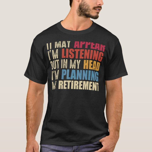 T-shirt Cadeau Presque Retraité Pour Hommes Femmes Drôle R (Devant)