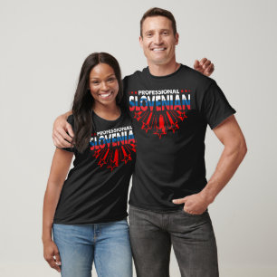 T-shirt Cadeau professionnel slovène pour les amoureux du