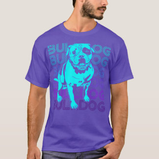 T-shirt Cadeau rétro Bulldog