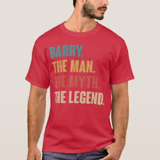 T-shirt Cadeau rétro légendaire mythique pour Barry f