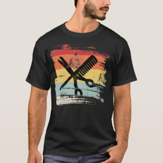T-shirt Cadeau rétro pour coiffeur