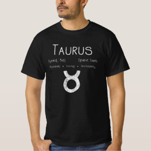 T-shirt Cadeau Rétro Taureau Signe du Zodiaque Taureau Ter