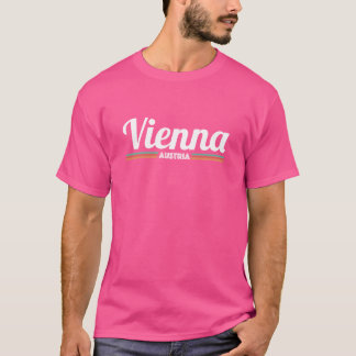 T-shirt Cadeau rétro Vienne Autriche Vintageravel Vacances